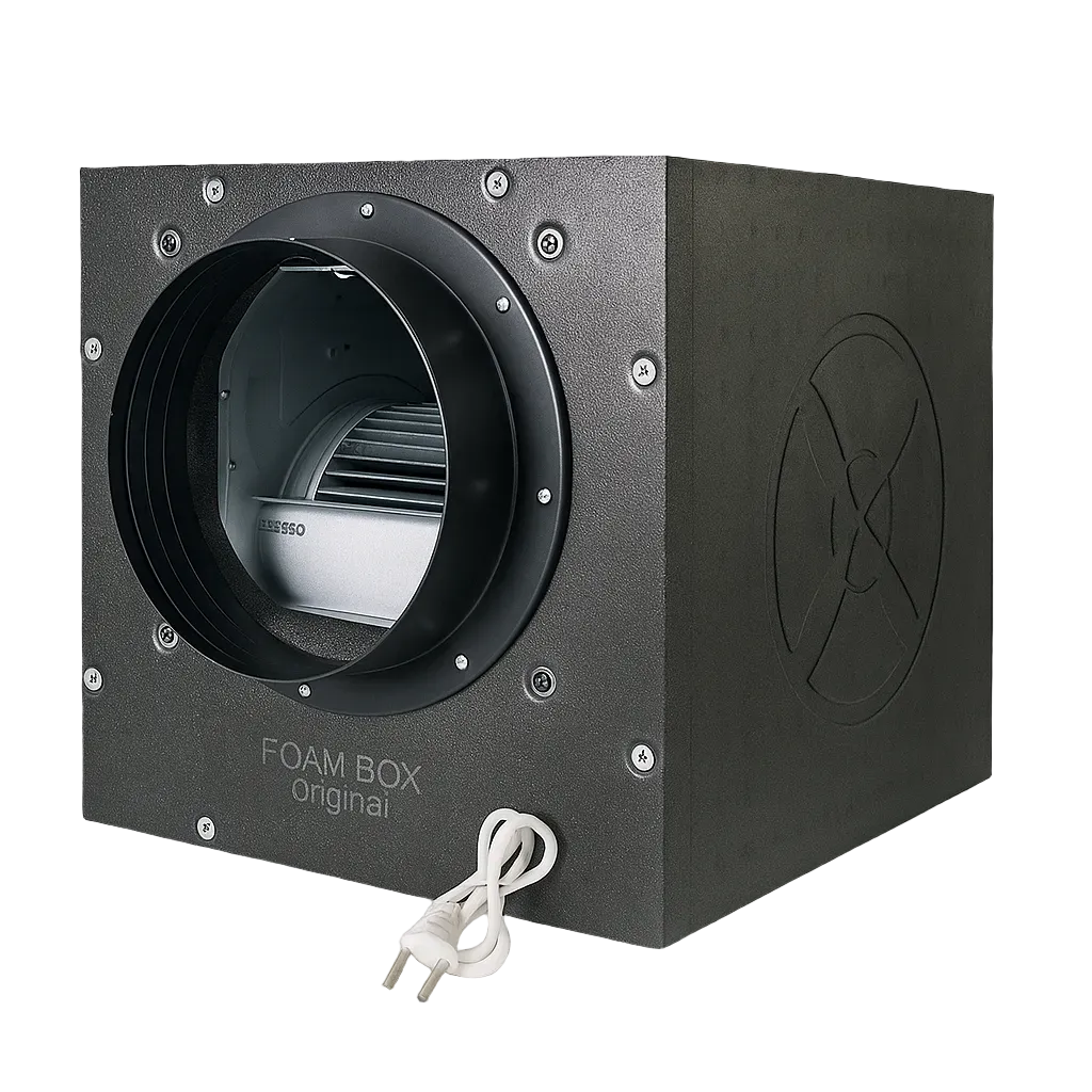 Airfan foam box sound insulation housing
