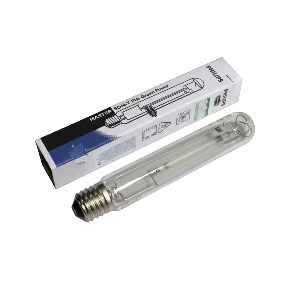 Philips Greenpower CTG 600 watt HPS grow light in packaging for optimal indoor gardening.