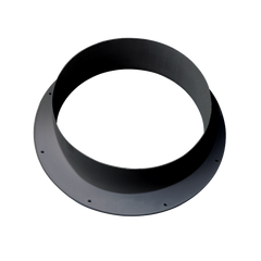 Plastic flange duct mounting plate