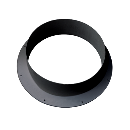 Plastic flange duct mounting plate