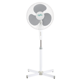 Fetraso Stand Fan Ø40 cm on a white base providing effective indoor cooling.