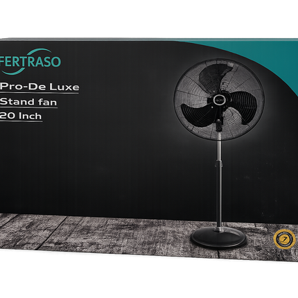 Fertraso Pro-De Luxe Standventilator – 18 & 20 Inch Professionele Vloerventilator