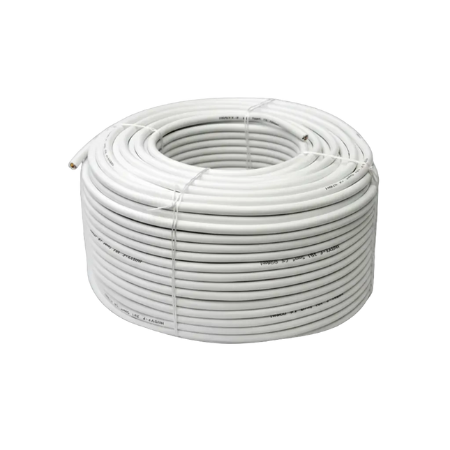 Electric Cable 100 metre roll VMVL White 3 x 1.5 mm² for efficient electrical wiring and power distribution.