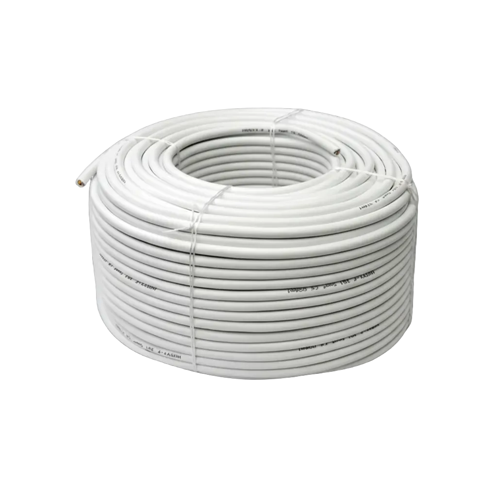 Electric Cable 100 metre roll VMVL White 3 x 1.5 mm² for efficient electrical wiring and power distribution.
