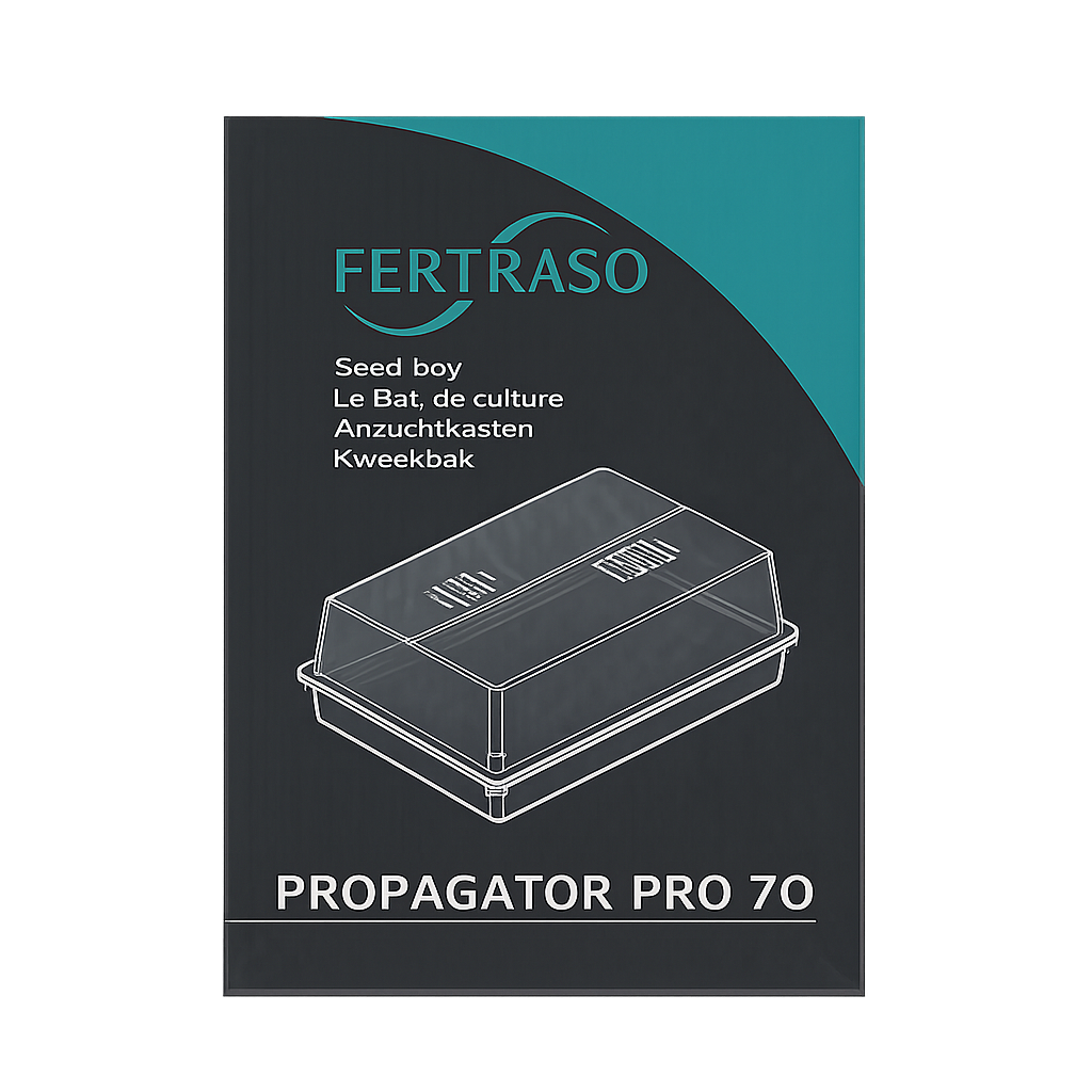Fertraso Propagator Pro 70 – Professional Seed & Cutting Tray with Ventilation Dome
