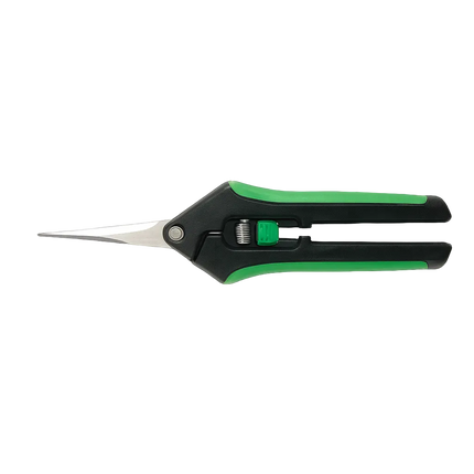 Bending scissors for detailed plant cutting