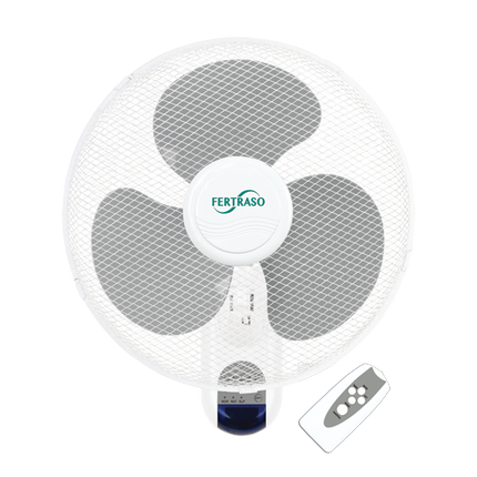 Fetraso Wall Fan Ø40 cm with remote control for efficient air circulation